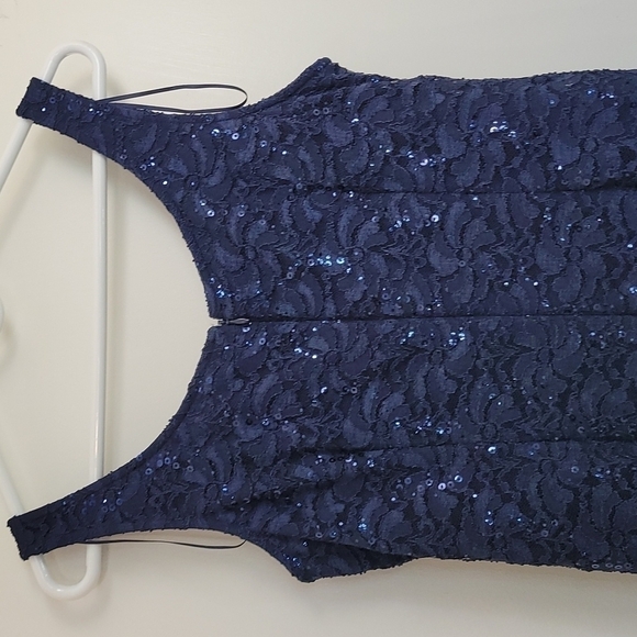 Alex Evenings Lace Sequence Evening Dress Size 12 - Picture 3 of 8